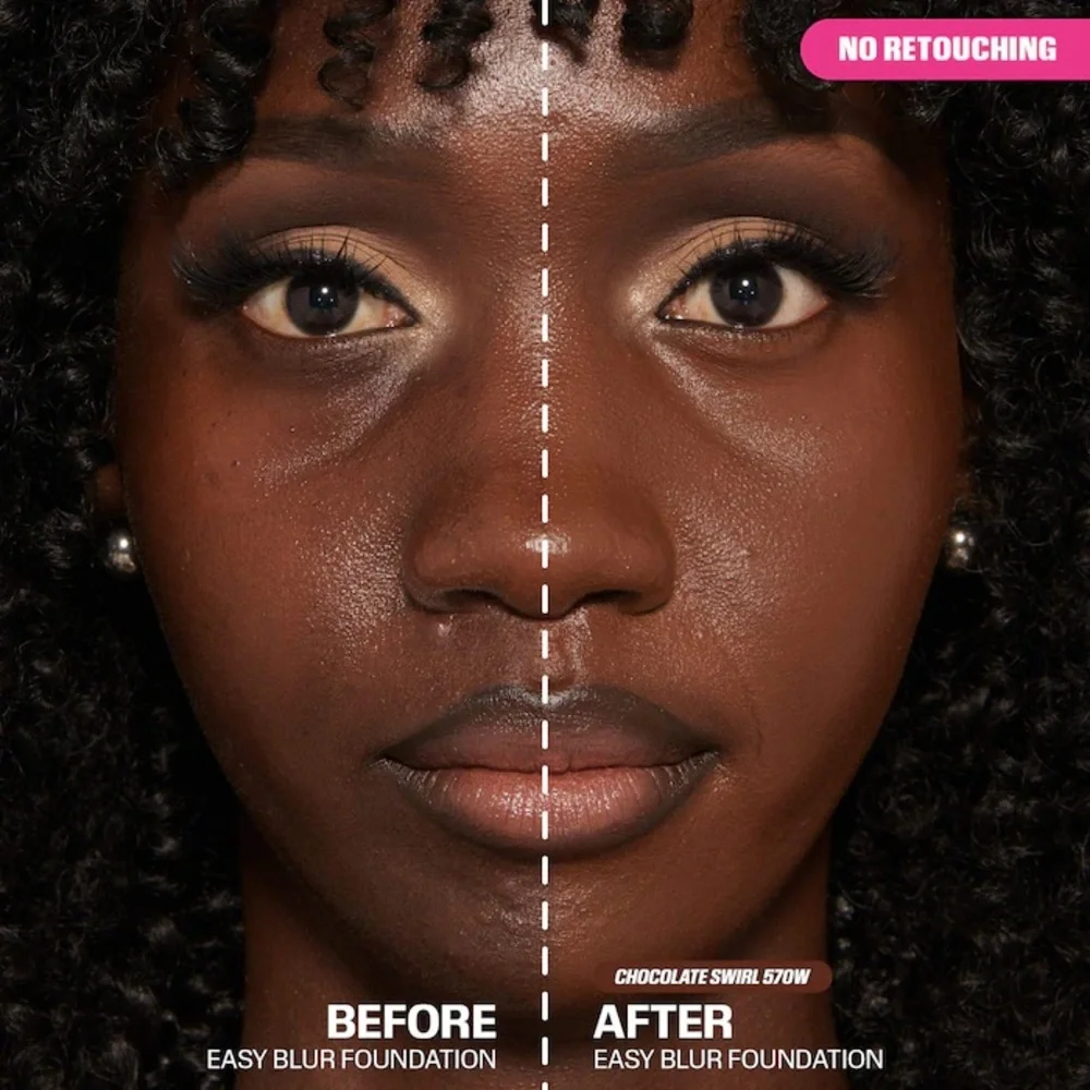 HUDA BEAUTY  Easy Blur Natural Airbrush Foundation Niacinamide - Chocolate Swirl